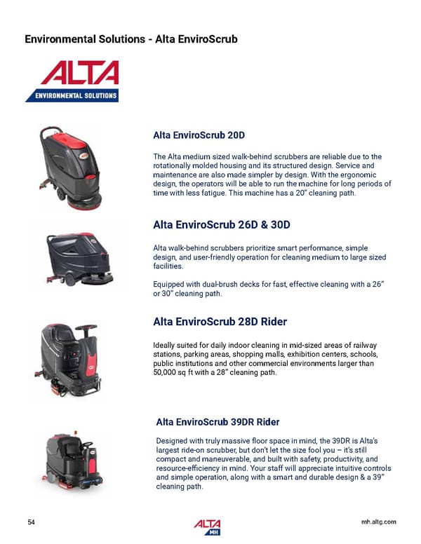 Alta Full Line Product Catalog: New England - Page 56