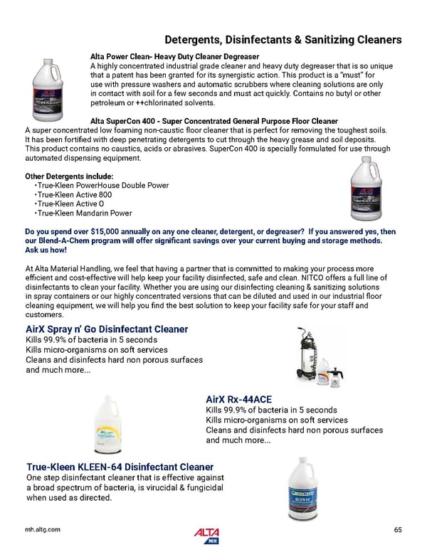 Alta Full Line Product Catalog: New England - Page 67