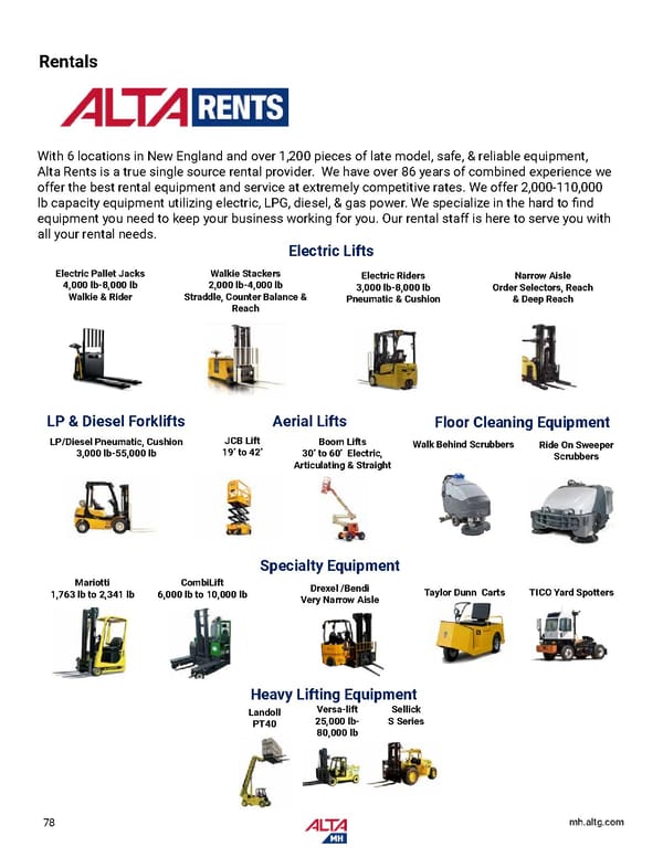 Alta Full Line Product Catalog: New England - Page 80
