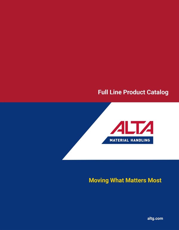 Alta MH Full Product Catalog New York - Page 1