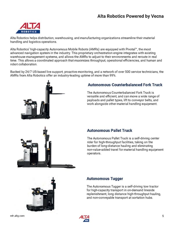 Alta Material Handling Full Line Product Catalog: Midwest - Page 7