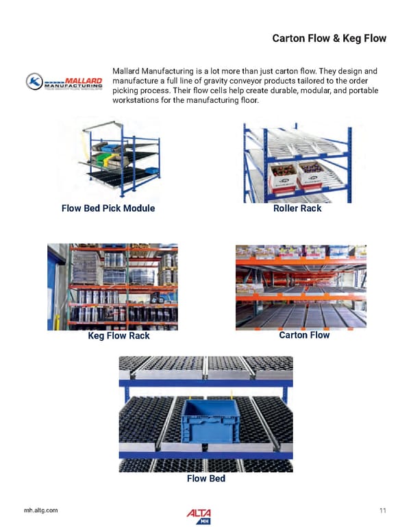 Alta Material Handling Full Line Product Catalog: Midwest - Page 13