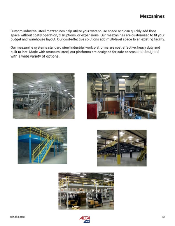 Alta Material Handling Full Line Product Catalog: Midwest - Page 15