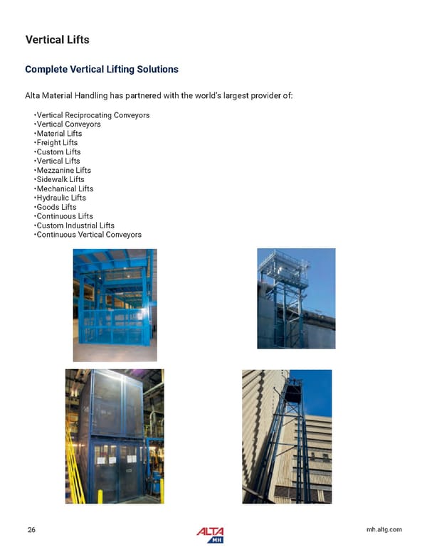 Alta Material Handling Full Line Product Catalog: Midwest - Page 28
