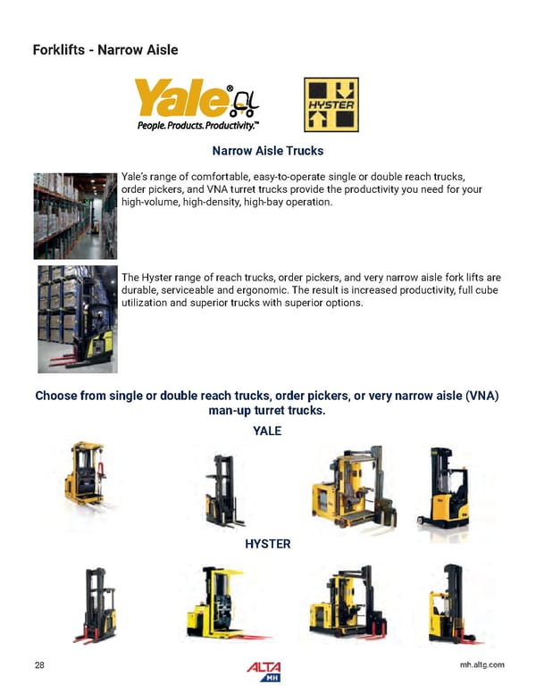 Alta Material Handling Full Line Product Catalog: Midwest - Page 30