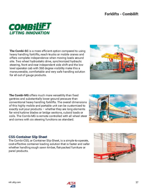 Alta Material Handling Full Line Product Catalog: Midwest - Page 39