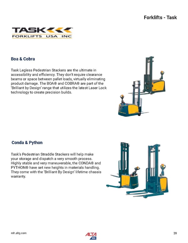 Alta Material Handling Full Line Product Catalog: Midwest - Page 41