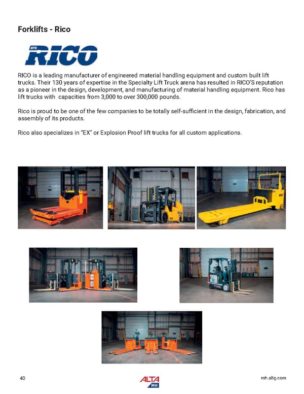 Alta Material Handling Full Line Product Catalog: Midwest - Page 42