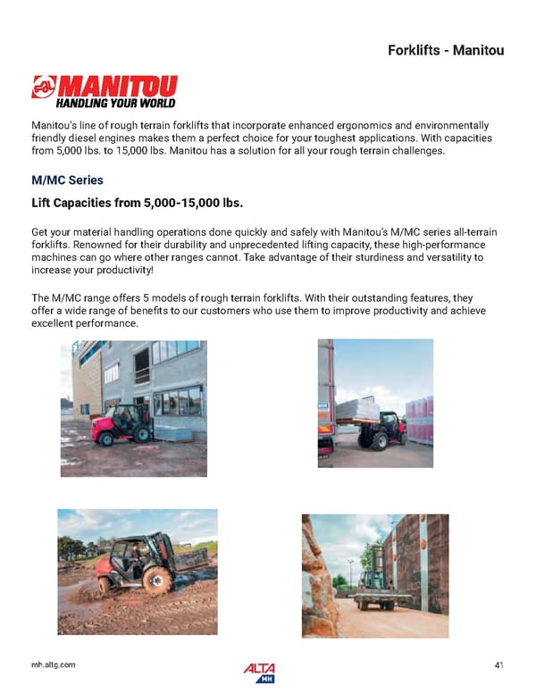 Alta Material Handling Full Line Product Catalog: Midwest - Page 43