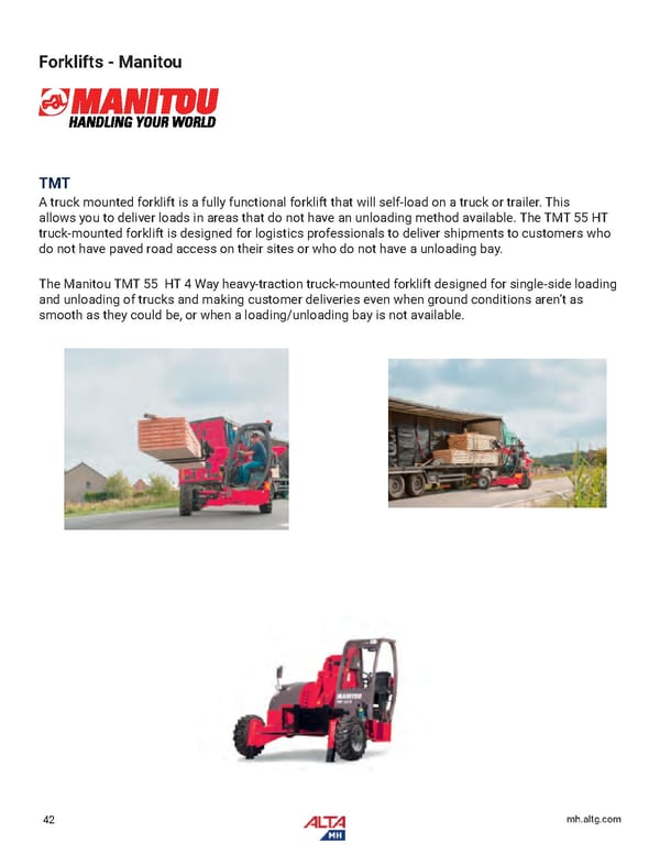Alta Material Handling Full Line Product Catalog: Midwest - Page 44