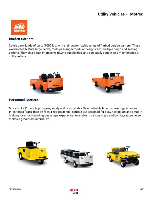 Alta Material Handling Full Line Product Catalog: Midwest - Page 51