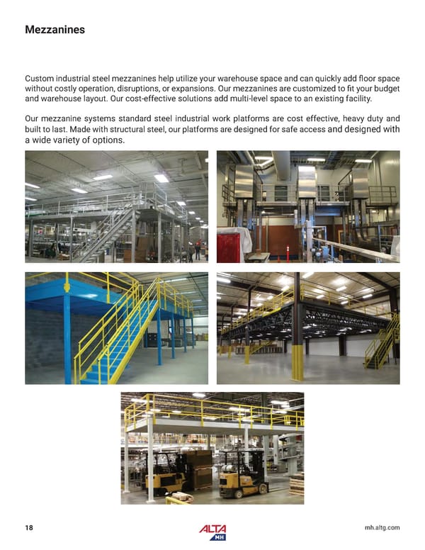 Alta Material Handling Midwest Product Catalog 2024 - Page 20