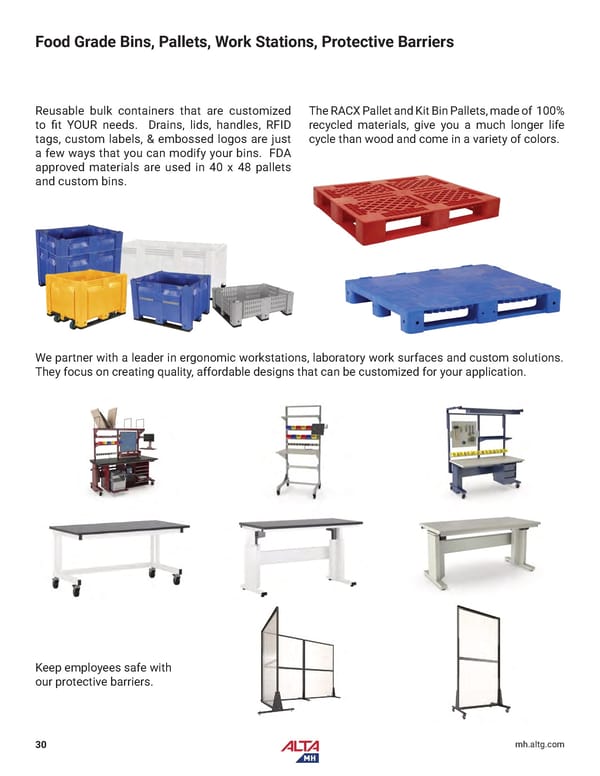 Alta Material Handling Midwest Product Catalog 2024 - Page 32