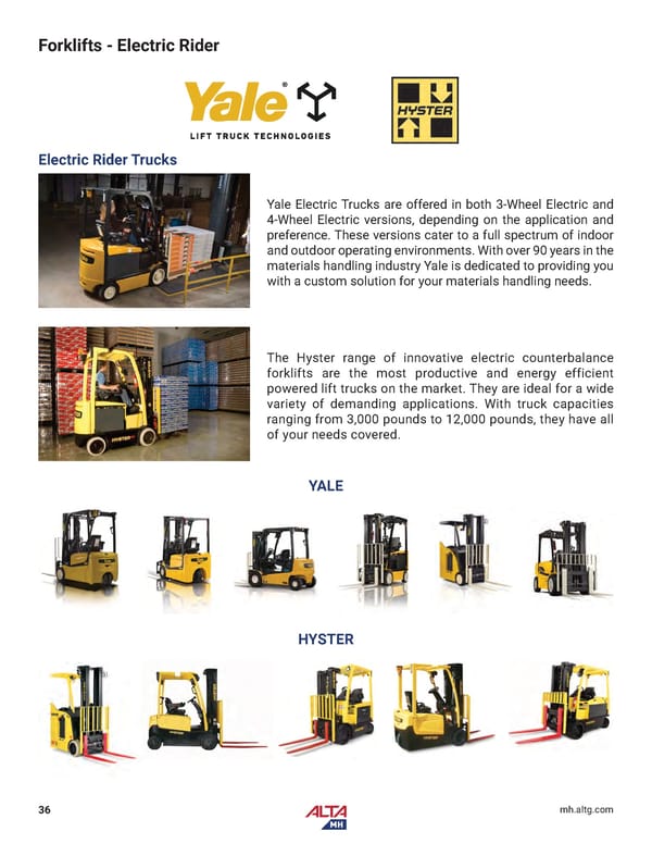 Alta Material Handling Midwest Product Catalog 2024 - Page 38