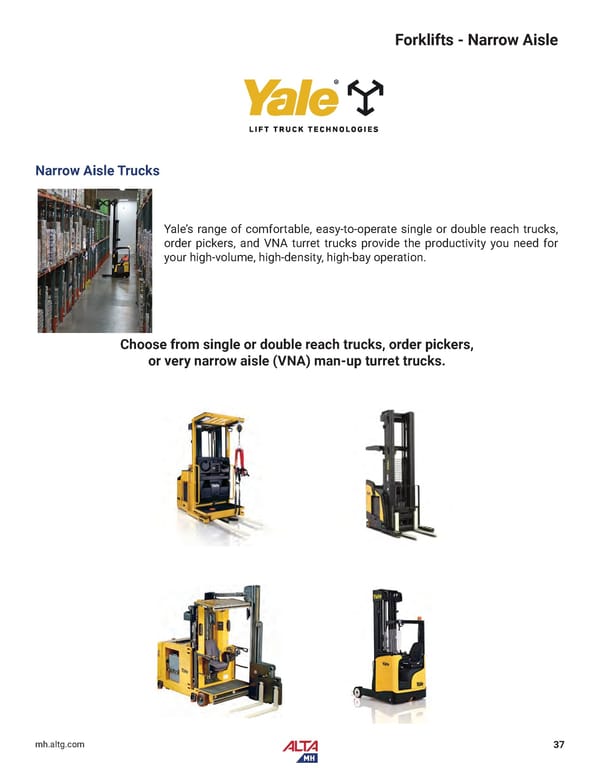 Alta Material Handling Midwest Product Catalog 2024 - Page 39