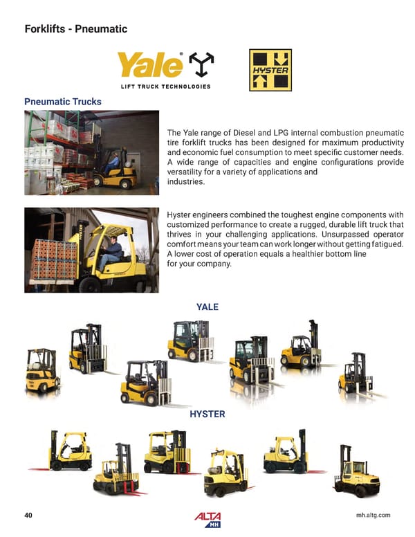 Alta Material Handling Midwest Product Catalog 2024 - Page 42