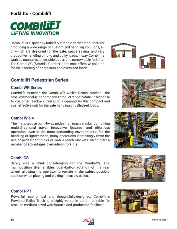Alta Material Handling Midwest Product Catalog 2024 - Page 46