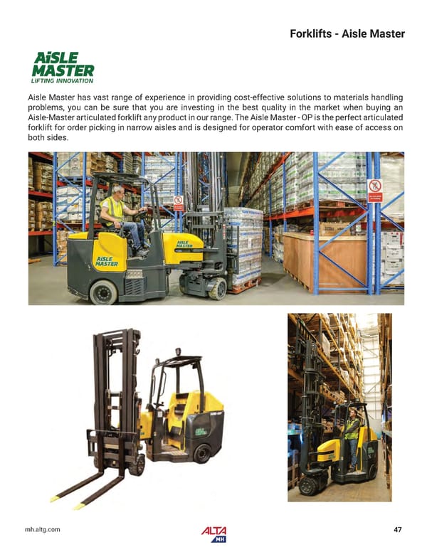 Alta Material Handling Midwest Product Catalog 2024 - Page 49