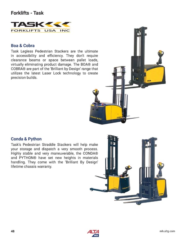 Alta Material Handling Midwest Product Catalog 2024 - Page 50