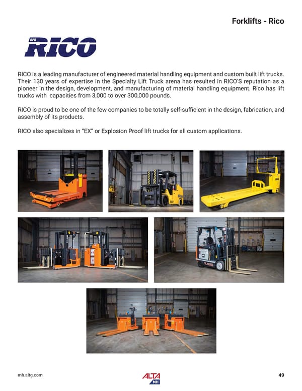 Alta Material Handling Midwest Product Catalog 2024 - Page 51
