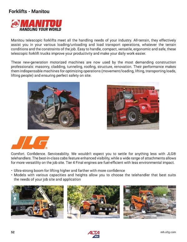 Alta Material Handling Midwest Product Catalog 2024 - Page 54