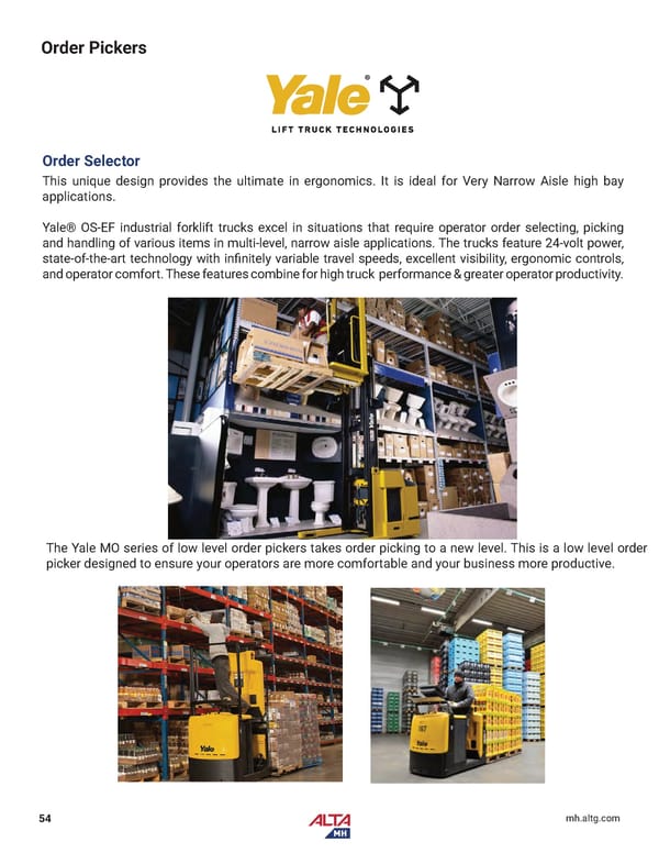 Alta Material Handling Midwest Product Catalog 2024 - Page 56