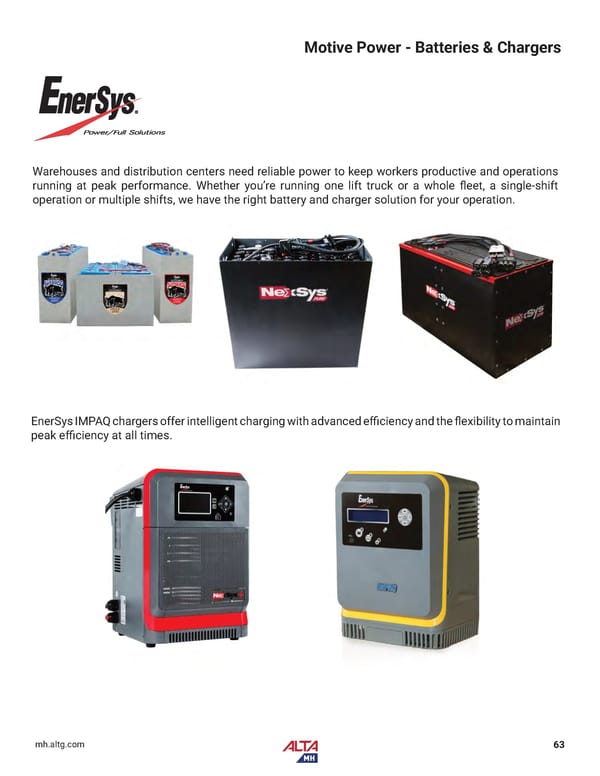 Alta Material Handling Midwest Product Catalog 2024 - Page 65