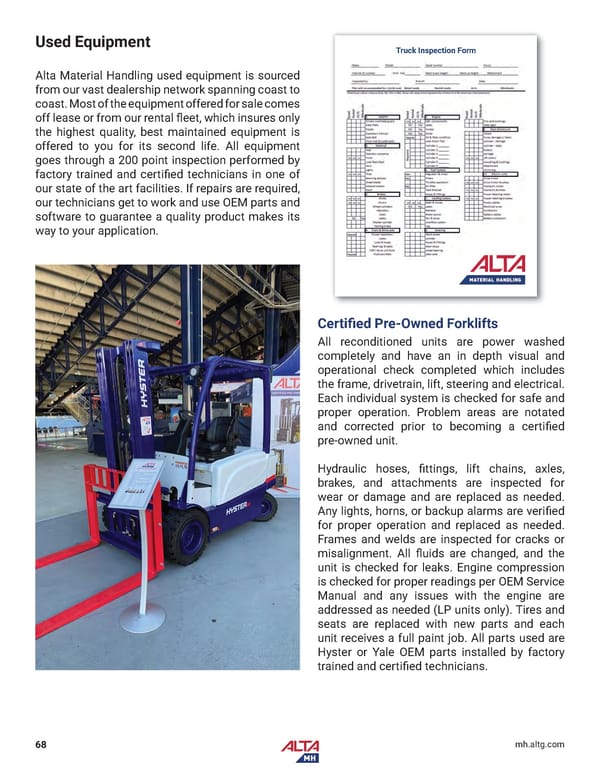 Alta Material Handling Midwest Product Catalog 2024 - Page 70