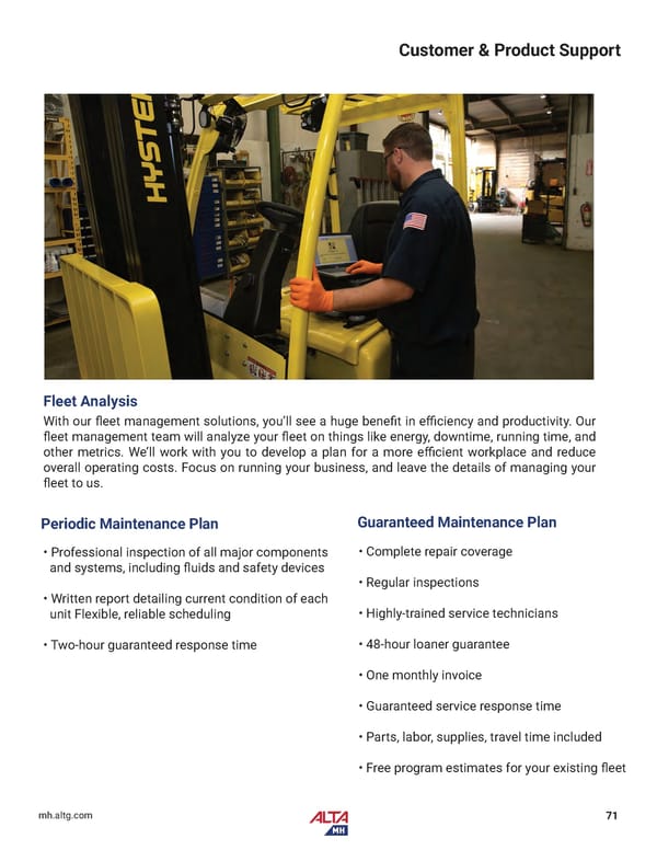 Alta Material Handling Midwest Product Catalog 2024 - Page 73