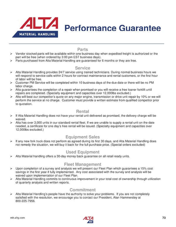 Alta Material Handling Midwest Product Catalog 2024 - Page 75