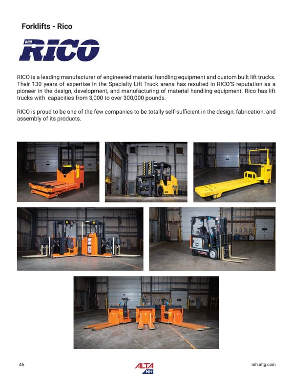 Alta Material Handling New England Product Catalog 2024 - Page 48