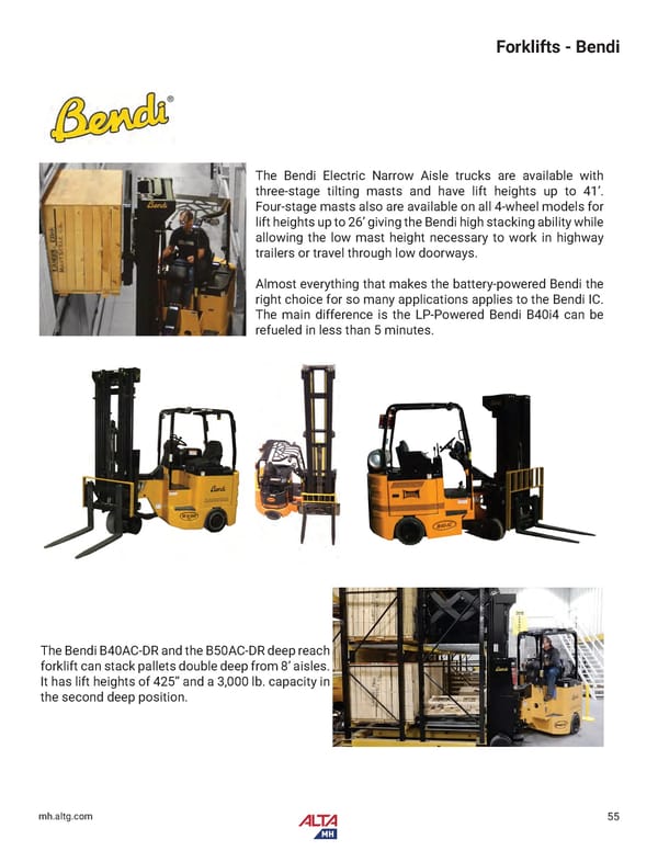Alta Material Handling New England Product Catalog 2024 - Page 57
