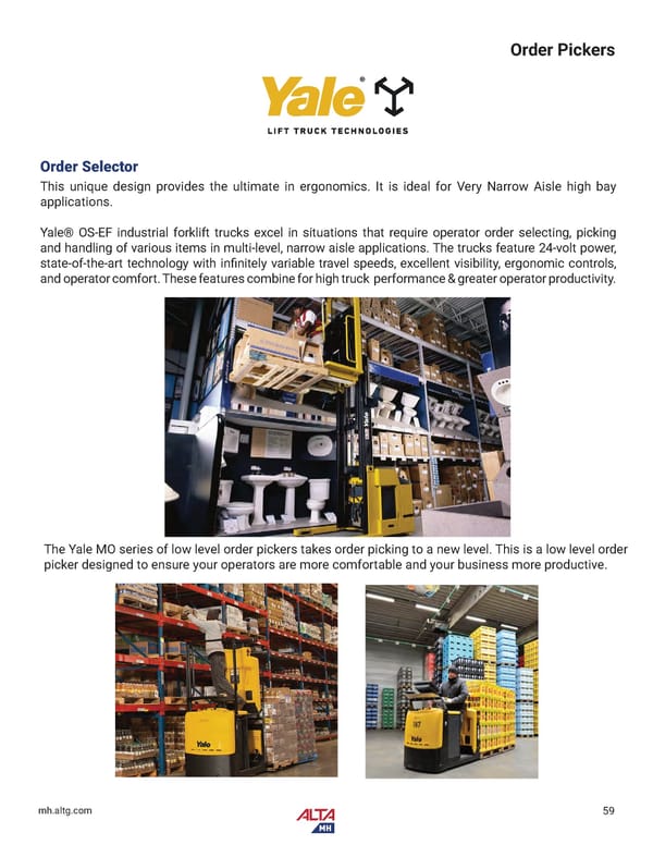 Alta Material Handling New England Product Catalog 2024 - Page 61