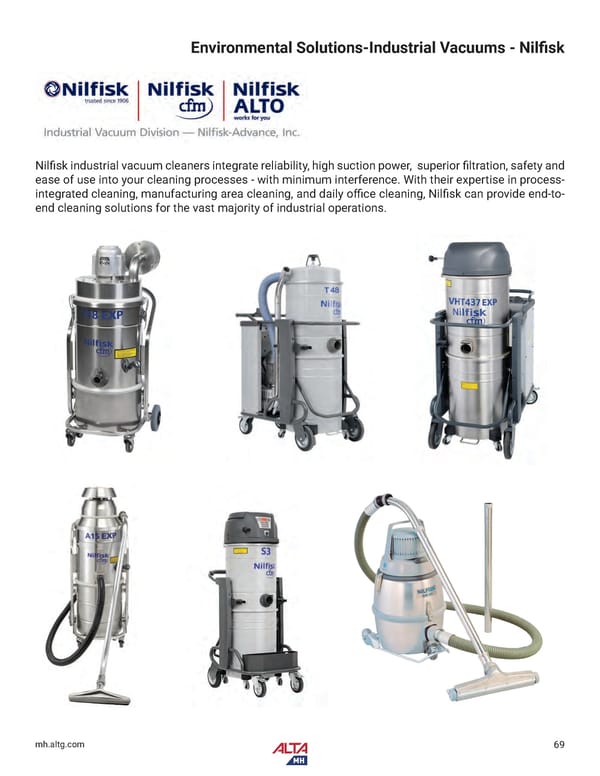 Alta Material Handling New England Product Catalog 2024 - Page 71