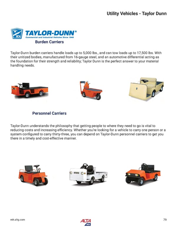Alta Material Handling New England Product Catalog 2024 - Page 81