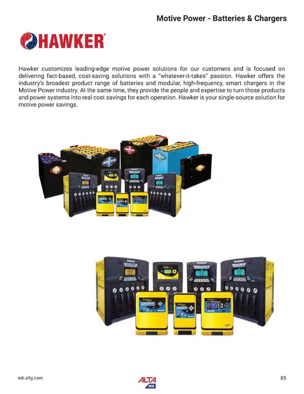 Alta Material Handling New England Product Catalog 2024 - Page 87