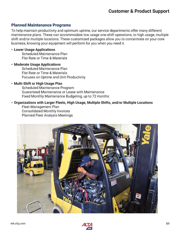 Alta Material Handling New England Product Catalog 2024 - Page 91
