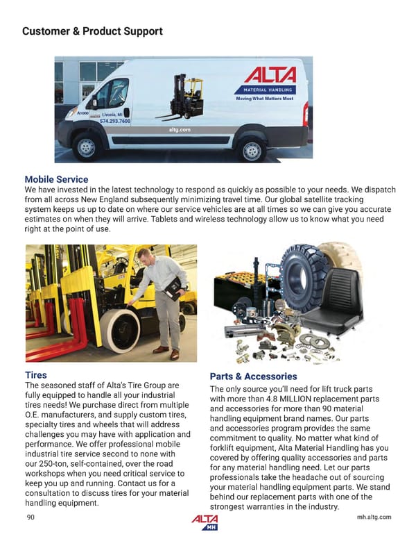 Alta Material Handling New England Product Catalog 2024 - Page 92