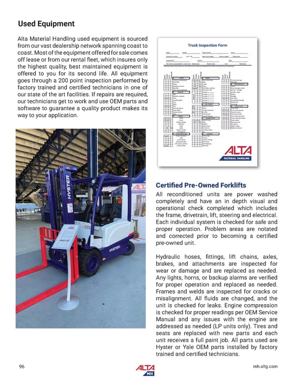 Alta Material Handling New England Product Catalog 2024 - Page 98