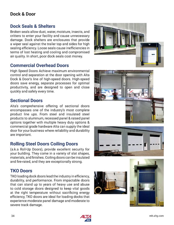 Alta Material Handling Catalog New York Metro 2024 - Page 36