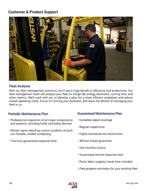 Alta Material Handling Catalog New York Metro 2024 - Page 82