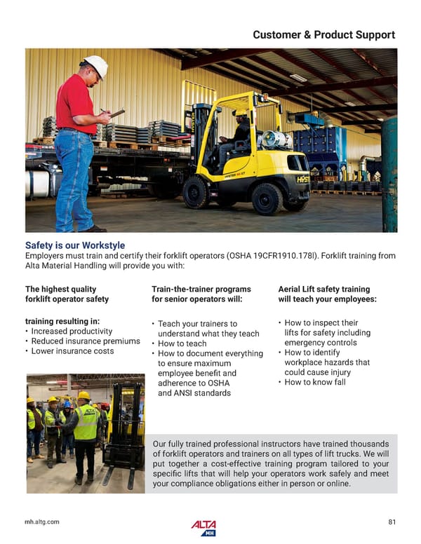 Alta Material Handling Catalog New York Metro 2024 - Page 83