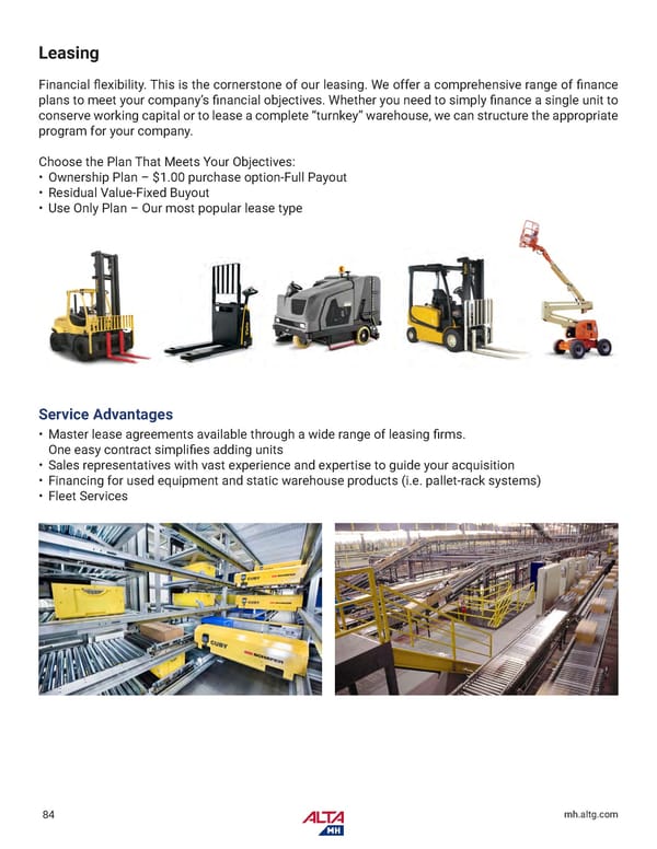 Alta Material Handling Catalog New York Metro 2024 - Page 86