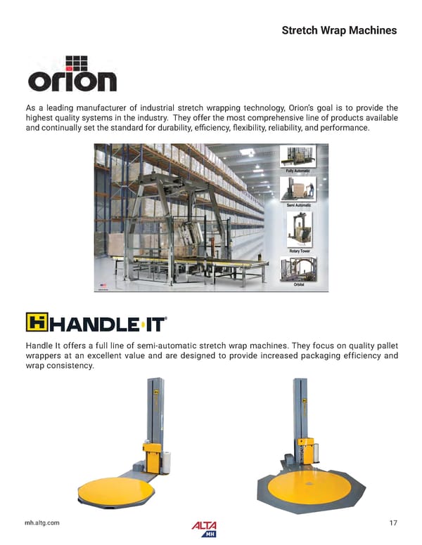 Alta Material Handling Catalog New York Upstate 2024 - Page 19