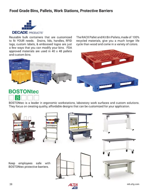 Alta Material Handling Catalog New York Upstate 2024 - Page 30