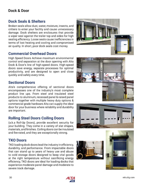 Alta Material Handling Catalog New York Upstate 2024 - Page 32