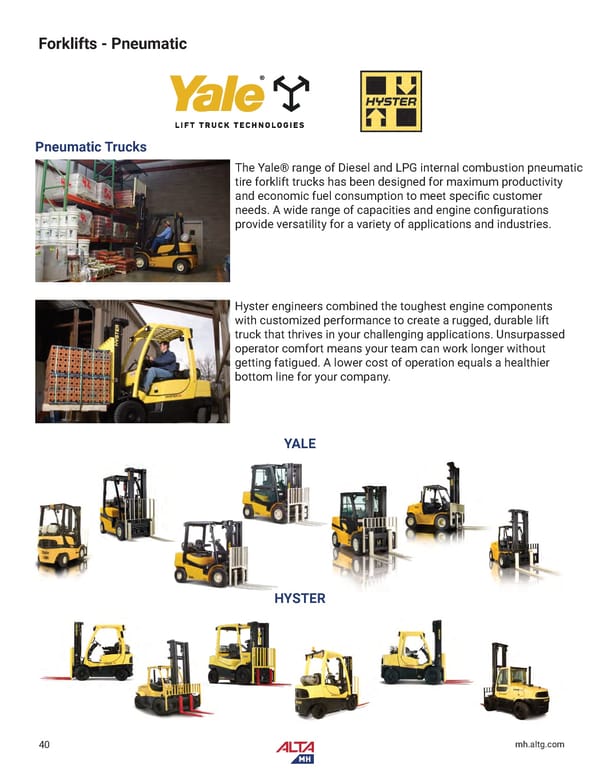 Alta Material Handling Catalog New York Upstate 2024 - Page 42