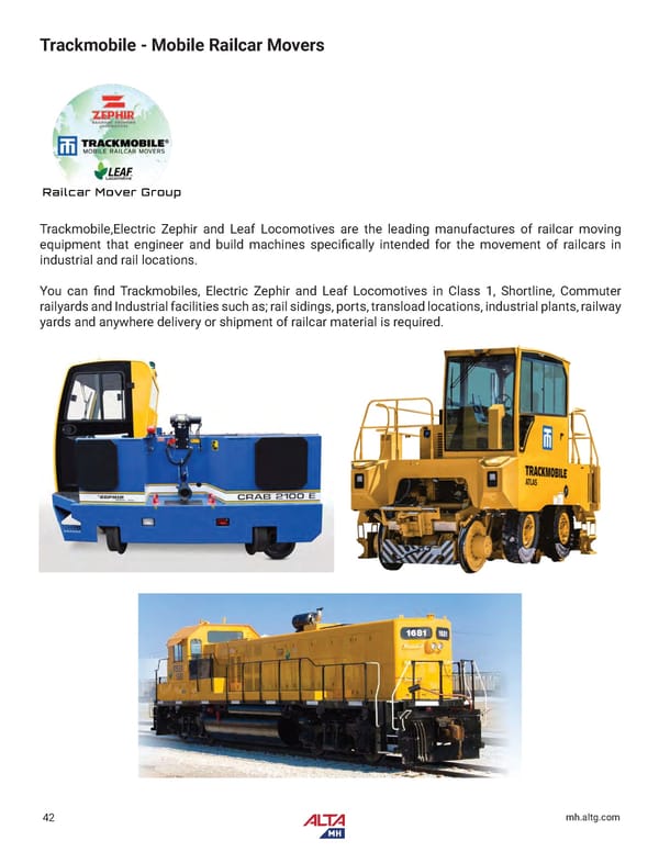 Alta Material Handling Catalog New York Upstate 2024 - Page 44