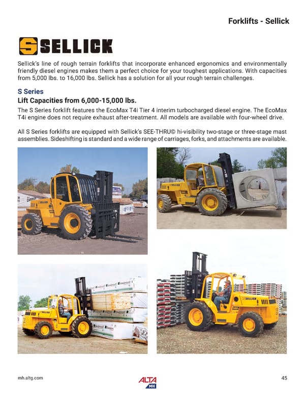Alta Material Handling Catalog New York Upstate 2024 - Page 47