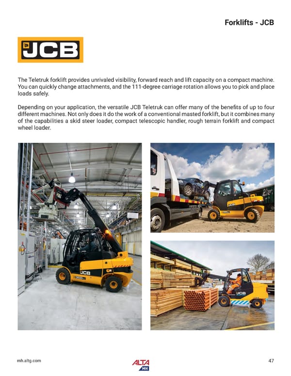 Alta Material Handling Catalog New York Upstate 2024 - Page 49